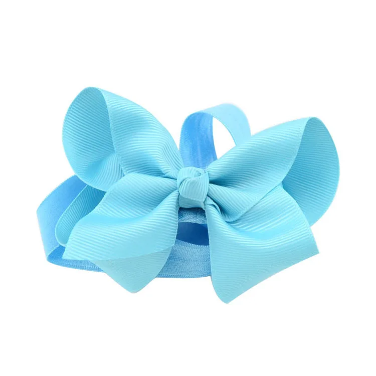 1 шт. детские большие Луки повязка DIY Grosgrain ленты упругие Банданы для мужчин волос