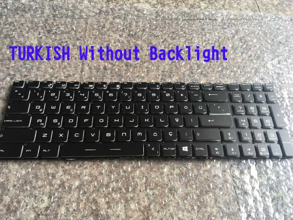 Клавиатура для MSI GL72 GP72 GE62 GE72 GL62 GP60 GS70 GL72M с