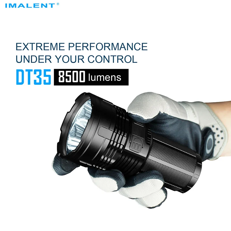 Фабричный выход IMALENT DT35 Мощный светодиодный фонарь CREE XHP35 8500 люмен супер горячий