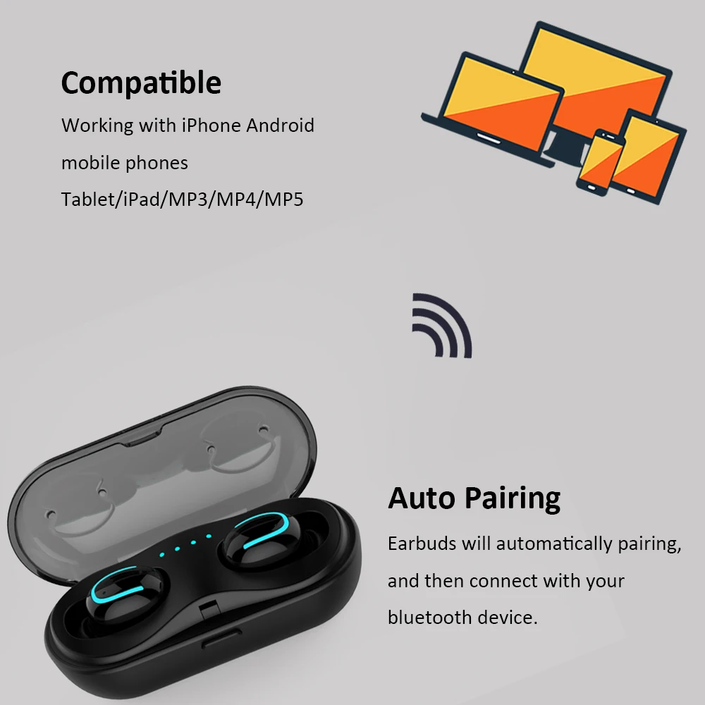Настоящие беспроводные наушники вкладыши Bluetooth мини TWS Blutooth 5 0 гарнитура Handsfree для