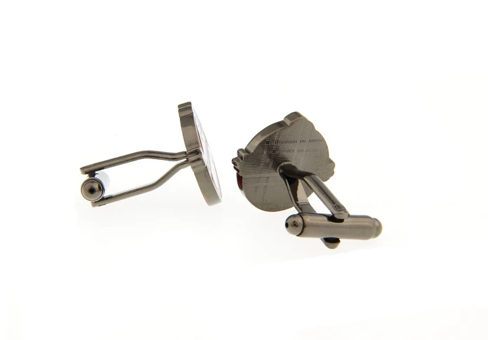 Новый дизайн! Заводская цена Розничные мужские манжетные пуговицы из меди Красного цвета Нет дизайна призраков Эмалевые манжетные пуговицы Бесплатная доставка.