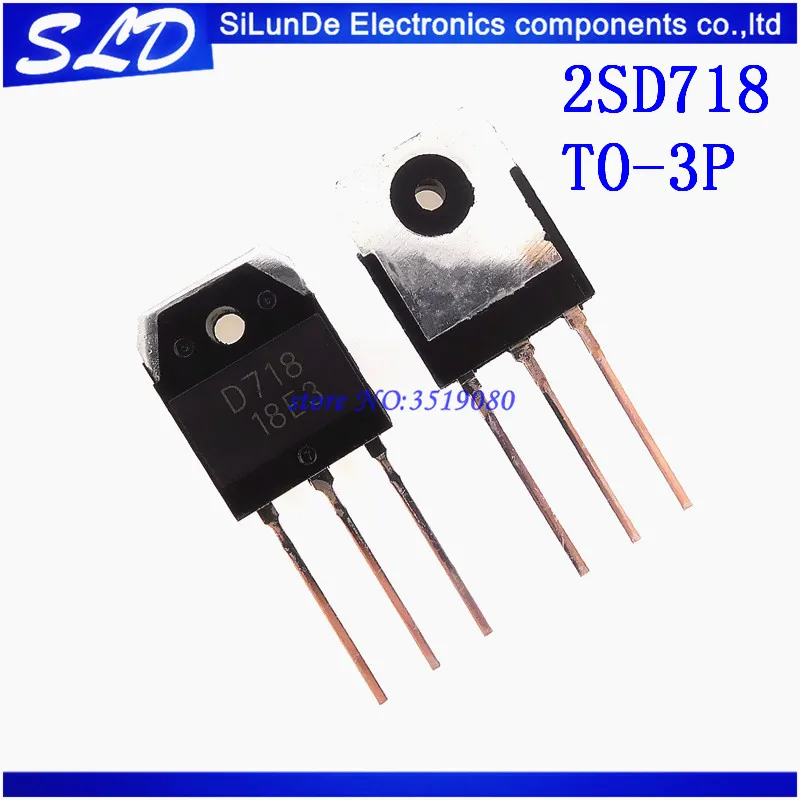 

5PCS/LOT 2SD718 D718 SD718 8A 120V 80W TO-247 new original In Stock