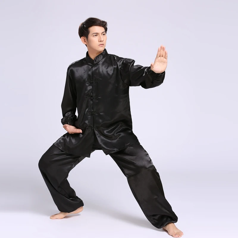 Унисекс Wushu Одежда Боевые искусства искусственный кунг фу костюм для мужчин Тай