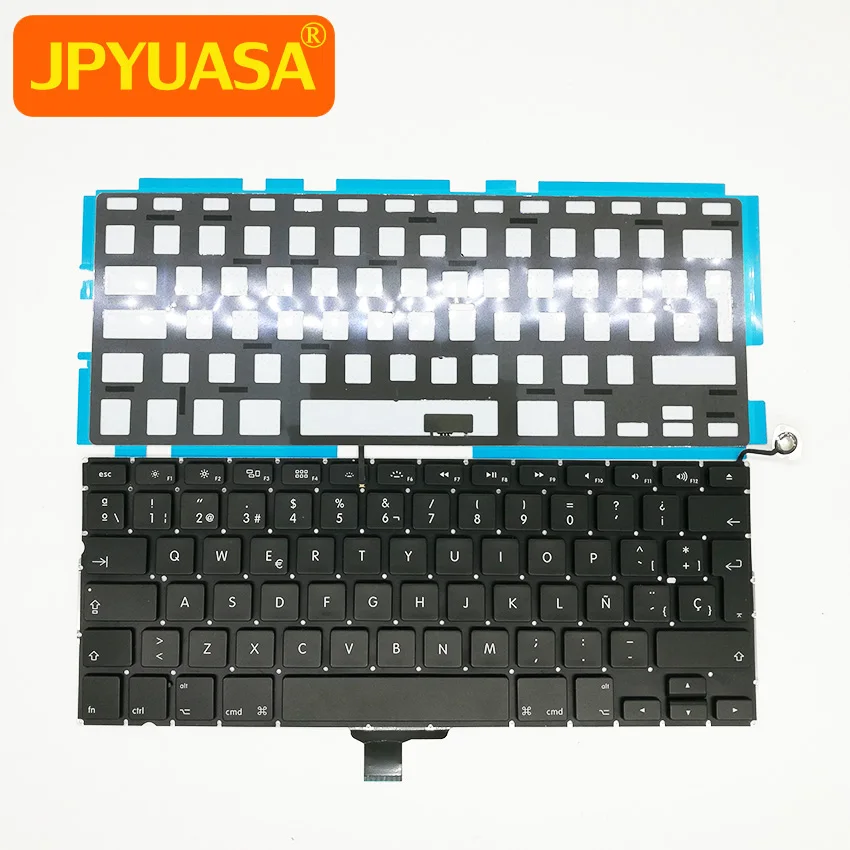 Фирменная Новинка SP Испанский клавиатура+ Подсветка для MacBook Pro 13," A1278 2009-2012 лет