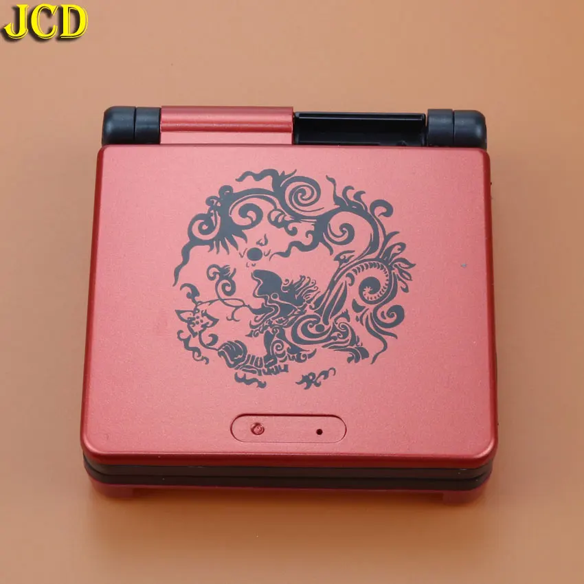 JCD Ограниченная серия, полный корпус, оболочка для kingd Gameboy Advance SP, чехол для игровой консоли, чехол для GBA SP - Цвет: Red