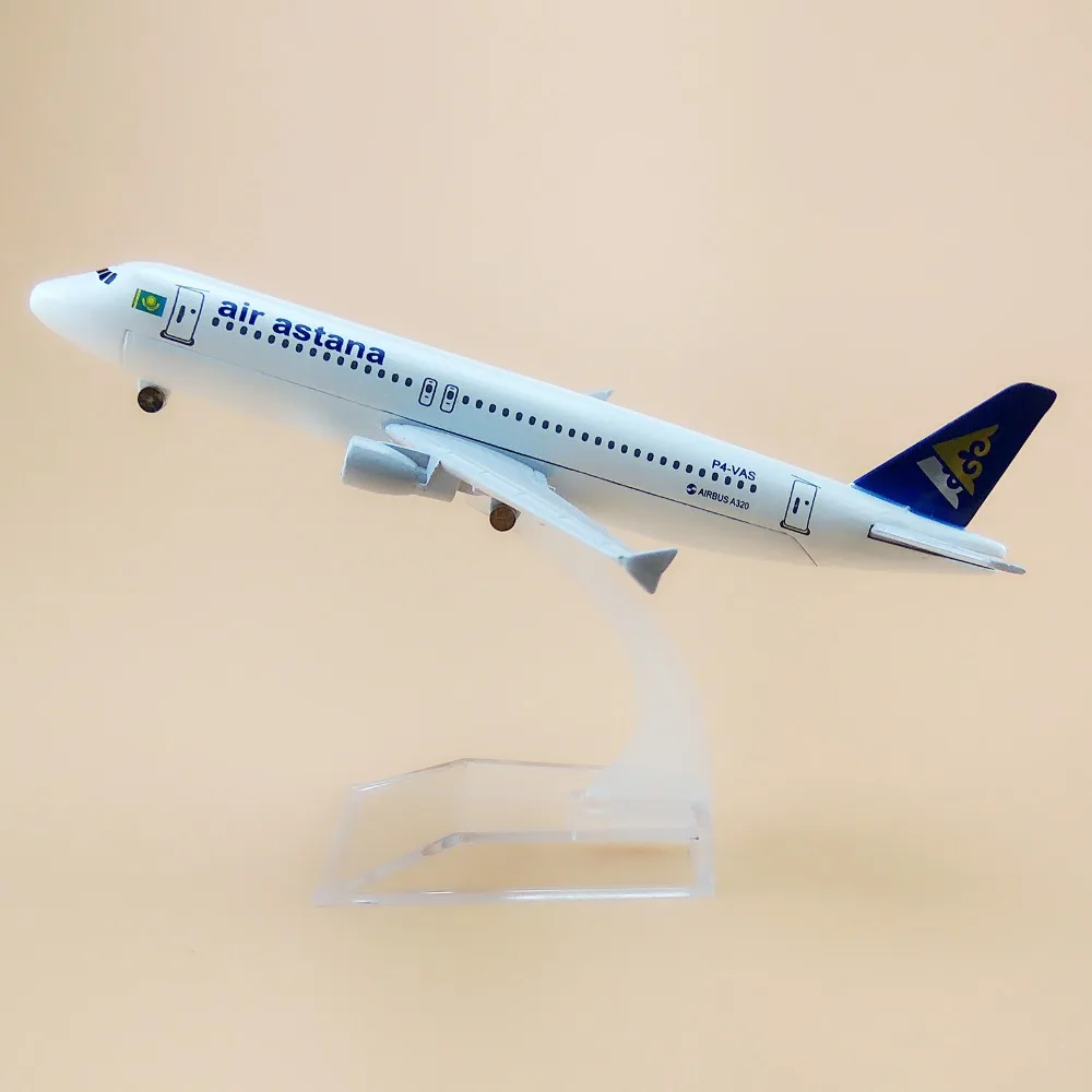 Air Астана A320 Airlines модель самолета Airbus 320 Airways самолетов 16 см сплав металлов Самолет