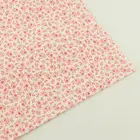 Новое поступление 2016, хлопчатобумажная ткань Tecido, с рисунком красных цветов и листьев