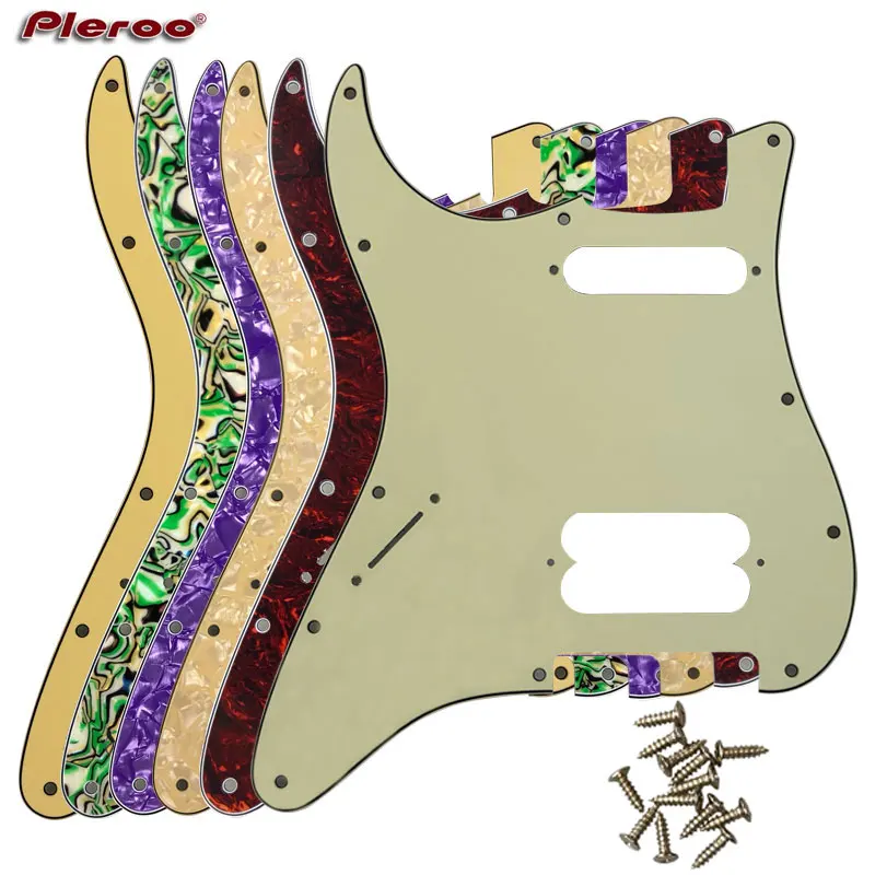 

Pleroo Guitar Parts - For FD US Left Handed 72' 11 Screw Hole Standard Start Player Humbucker Hs Guitar pickguard Scratch Plate