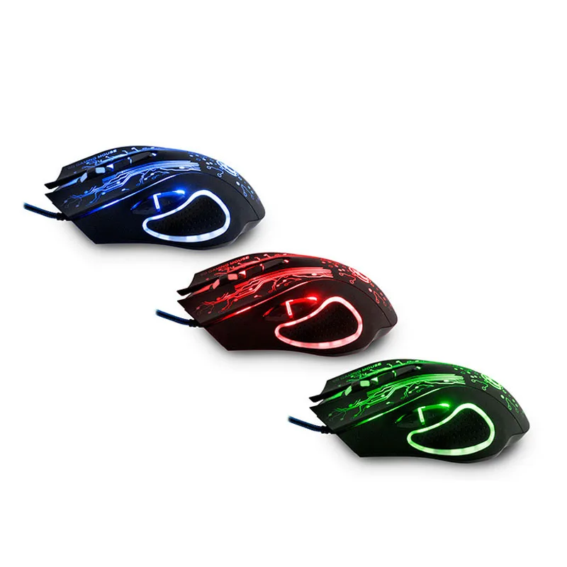 Новинка 2016 iMICE ESTONE X9 5000DPI светодиодный Оптический 6D USB Проводная игровая мышь для