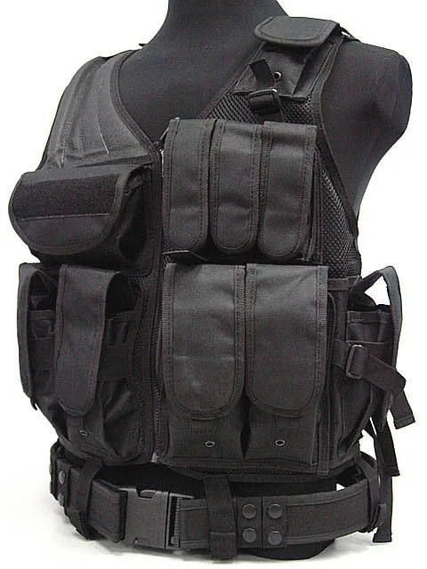 Military Paintball Army Gear Tactical Molle DuPoint Nylon Airsoft Holster Combat Vest | Спорт и развлечения
