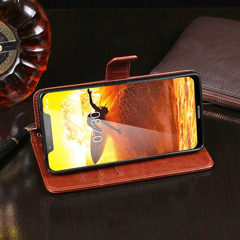 Роскошный кожаный флип чехол для Nokia 8 1 защитный телефона 7 Plus Coque Funda|Чехлы-книжки|