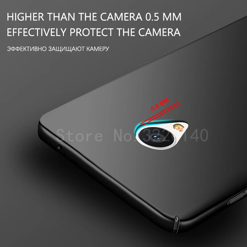 Роскошный Жесткий матовый чехол для телефона Meizu M5 M5s M5C из поликарбоната с полным