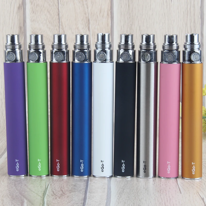 1 шт. eGo-T, крутящийся испаритель батареи 650/900/1100 mah ego-t 510 нить vape mod В набор входит батарея eGo t электронная сигарета для h2 mt3 ce4 ce5 вейпер