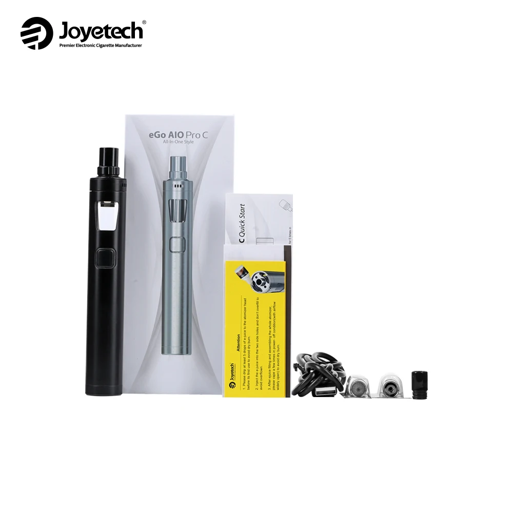 Оригинал Joyetech EGo Aio Pro C Kit все-в-одном ручка анти-протекающий испаритель с 4 мл бак