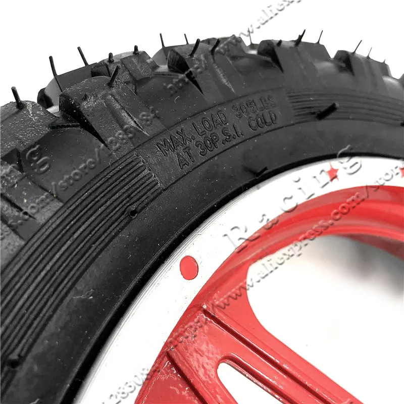 10''Mini Dirt Bike Knobby шины колеса 2,50-10 передние или задние обода и шины внедорожные Мотокросс мини моторрад ребенок