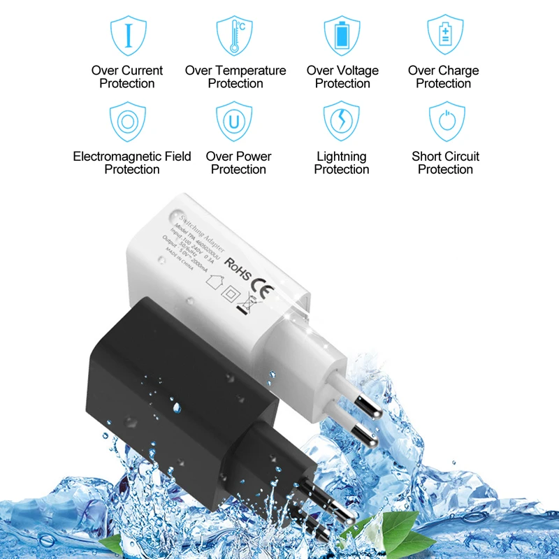 YILIZOMANA быстрое зарядное устройство Быстрая зарядка USB QC 3 0 EU US вилка для iPhone 6 7 8 X XS
