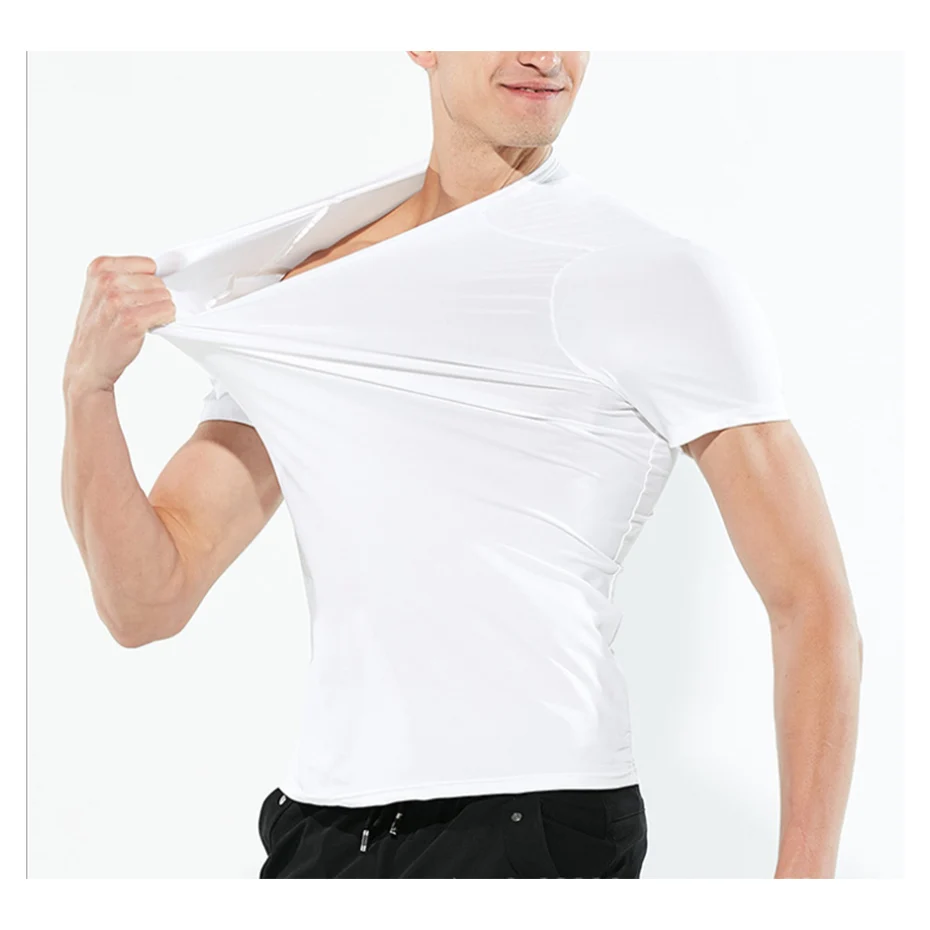 ZOGAA/летние мужские футболки мужская повседневная Однотонная футболка с коротким