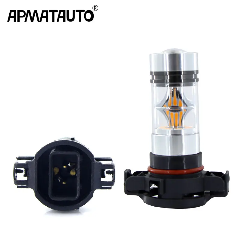 Светодиодные лампы PSX24W H16 5202 высокой мощности 100 Вт 3030 20SMD для противотуманных или
