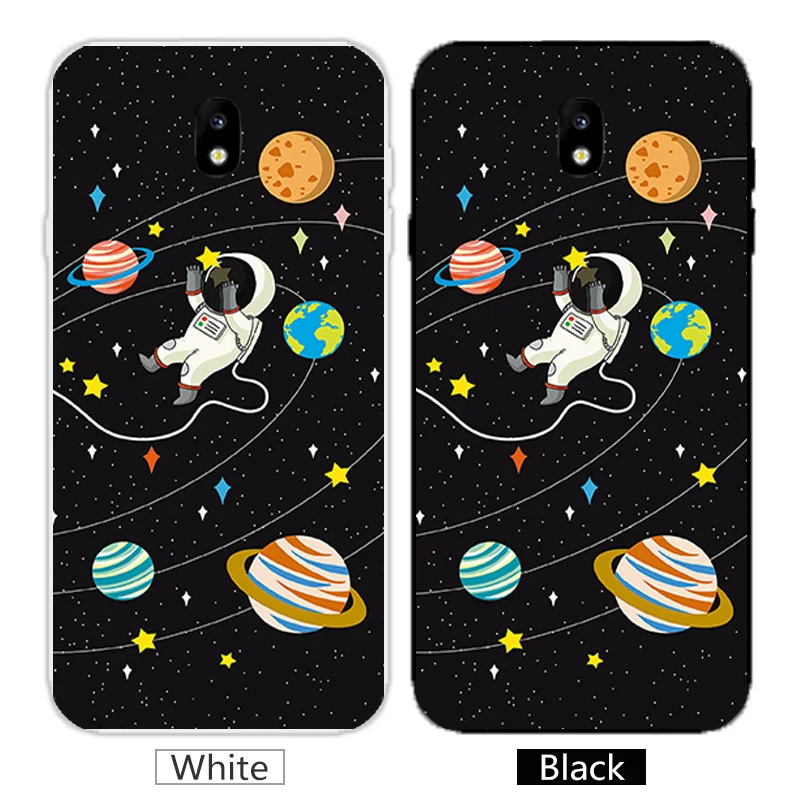 For Samsung Galaxy J7 2017 J730F (EU Version) Silicone TPU Heaven Phone Cases 5.5 inch for J730 Black Back Matte Cover |