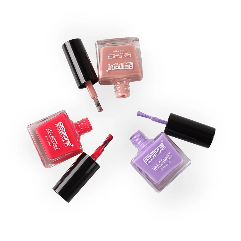 Набор лаков для ногтей блестящий водостойкий не скользящий модный