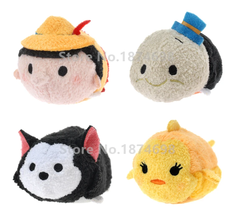 Новинка набор плюшевых мини игрушек Cleo Fish Figaro Cat Jiminy the Cricket из 4 милых мягких