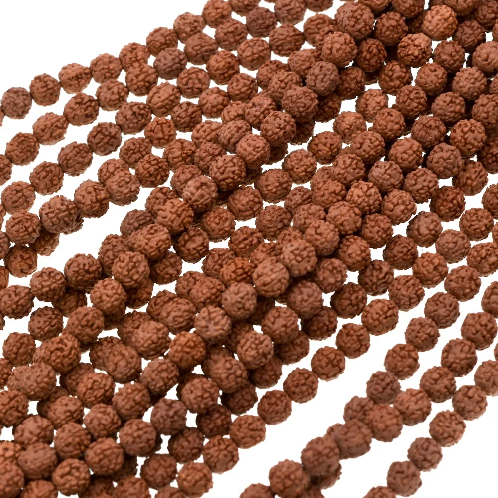 Rudraksha Mala Tibetan Buddhist Hindu Prayer Beads 108 8mm Rudrakshas Bead | Украшения и аксессуары