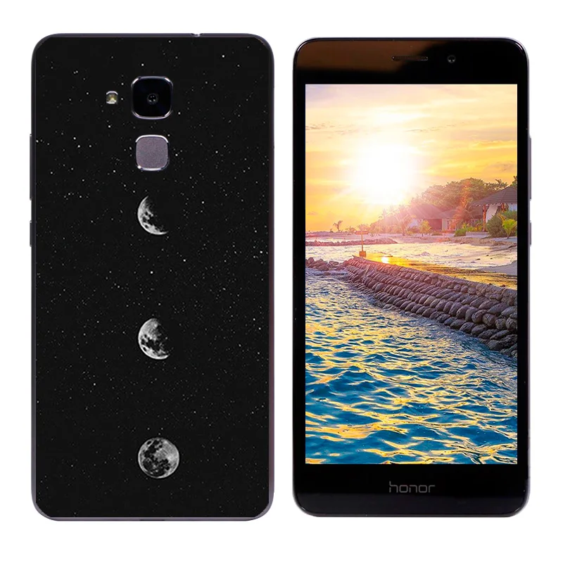 Мягкий силиконовый чехол для Huawei Honor 5C/7 Lite/GT3 5 2 дюйма с принтом кошки C |