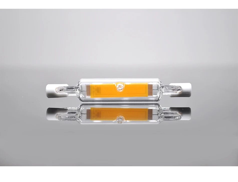 R7S светодиодный светильник COB с стеклянной трубкой AC220V 240V 78MM 8W 118MM 13 W, сменный галогенный светильник J78 J118 Lamparda