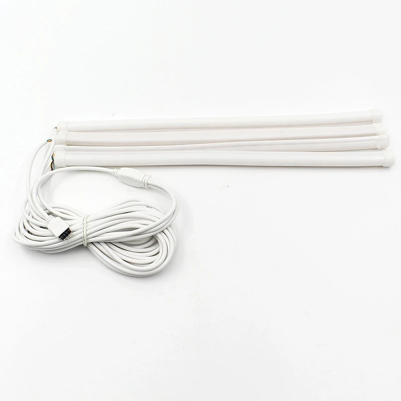 Светодиодная ленсветильник RGB для автомобиля лампа с музыкальным управлением 7