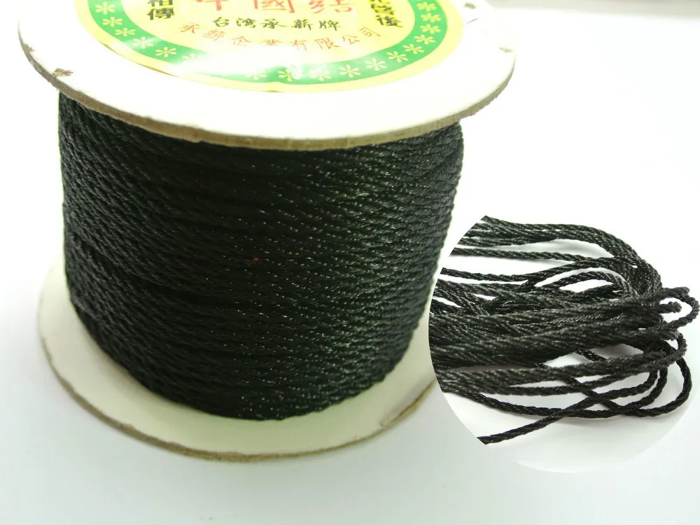 

48 Meter Black Nylon Love Rope Binding Bind up Synthetic Silk String 2mm