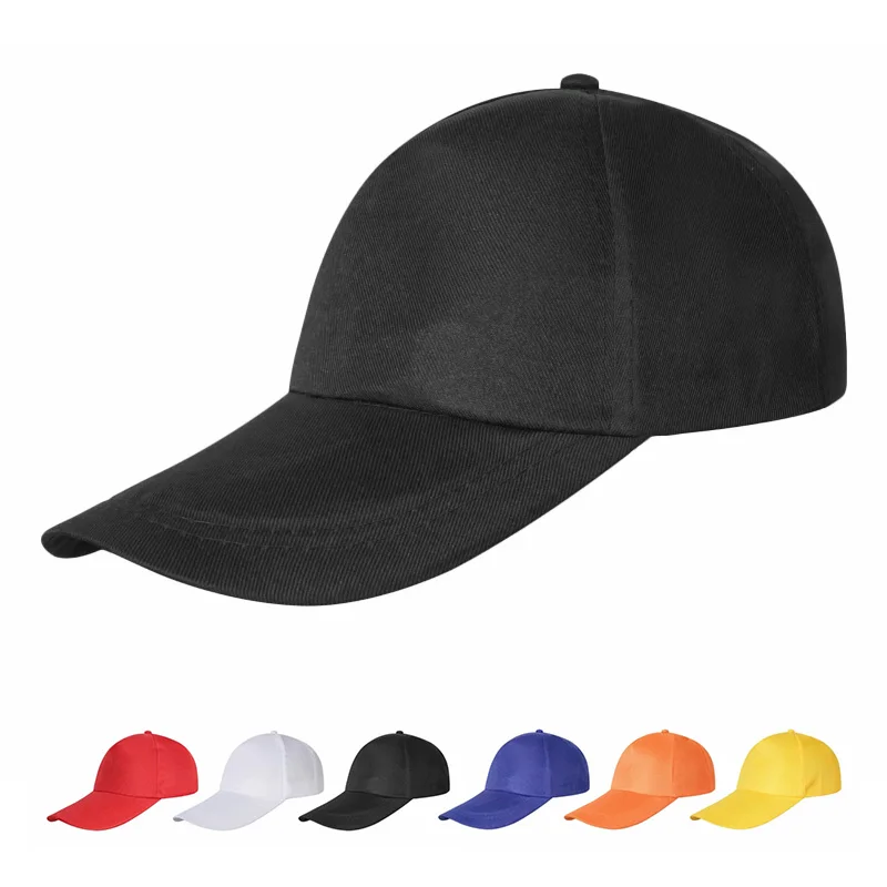 Унисекс Регулируемая однотонная бейсбольная кепка Casquette спортивные шляпы