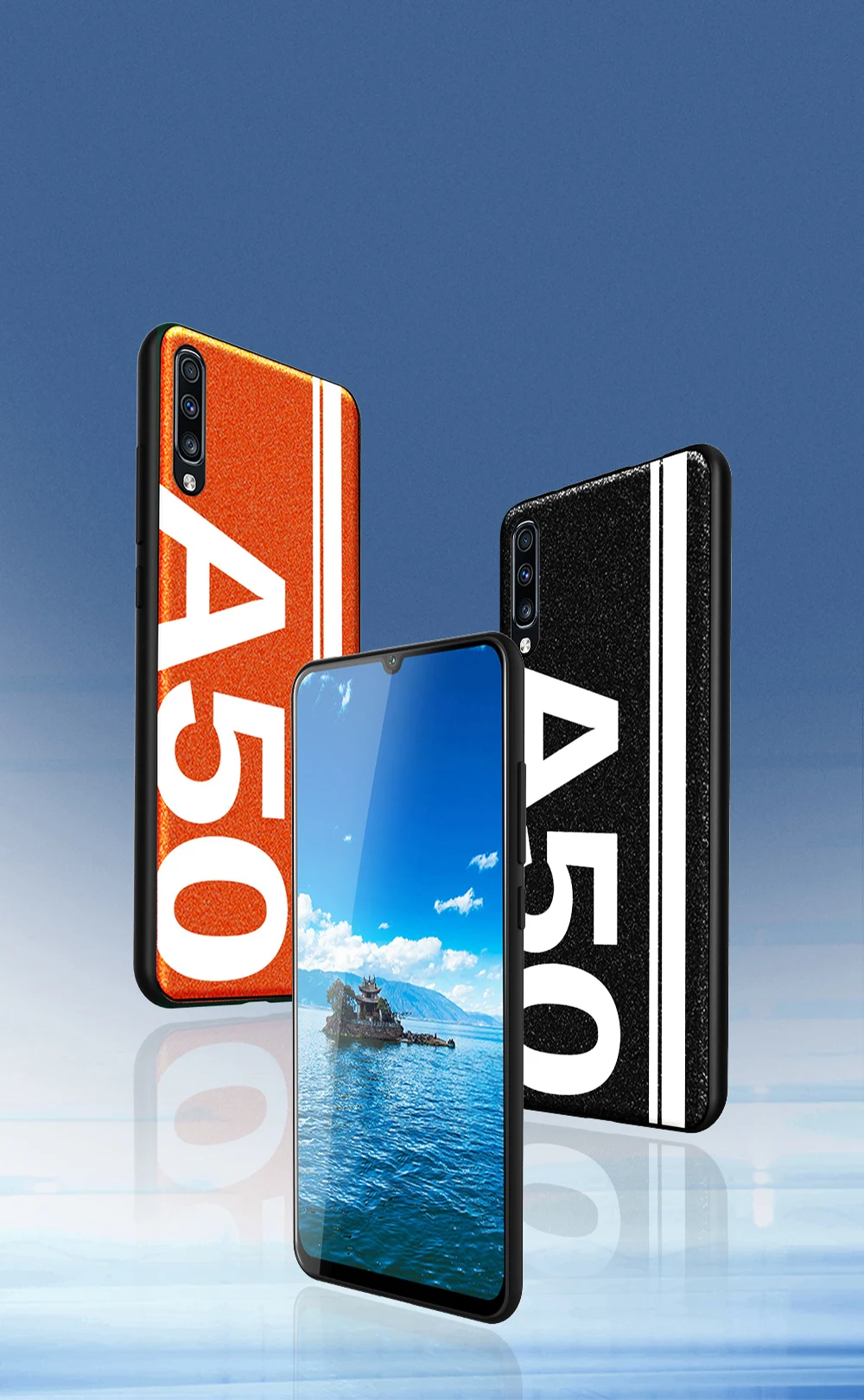 Для samsung A50 чехол из сверкающей кожи Силиконовый мягкий край защитный чехол-накладка для samsung Galaxy A30 A50 A70 чехол противоударное покрытие