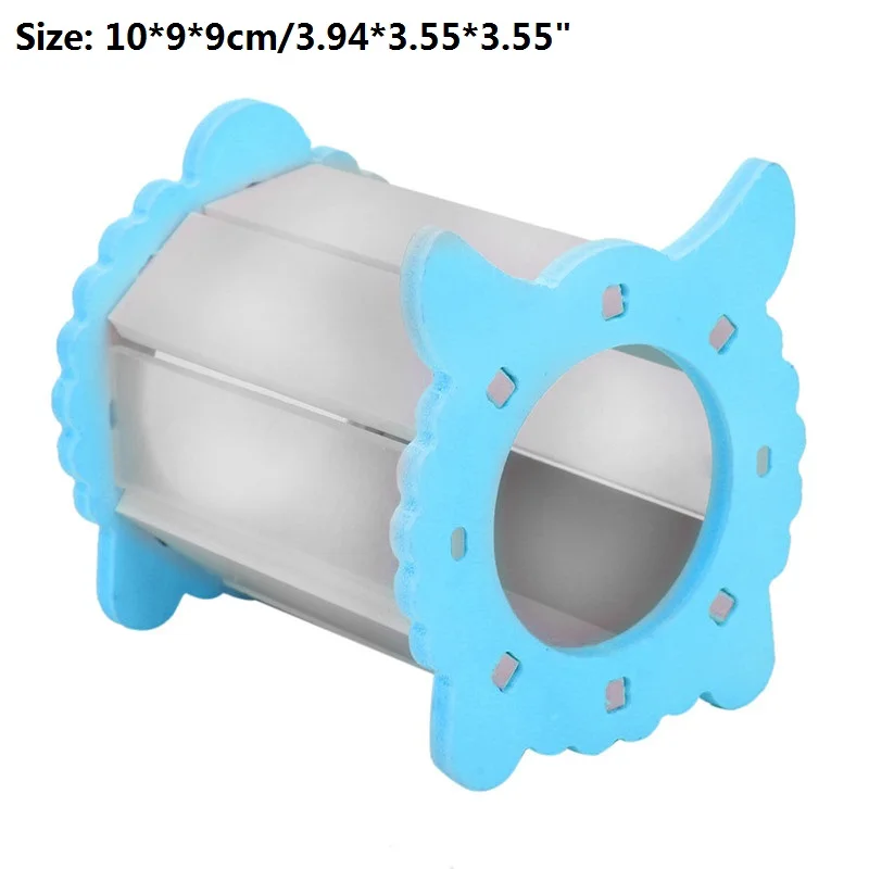 K 10X9X9CM Деревянная лестница хомяка спальный дом Золотой медведь гнездо кровать для маленьких домашних животных шиншилл морская свинка маленькая клетка для животных игрушки - Цвет: K 10X9X9CM