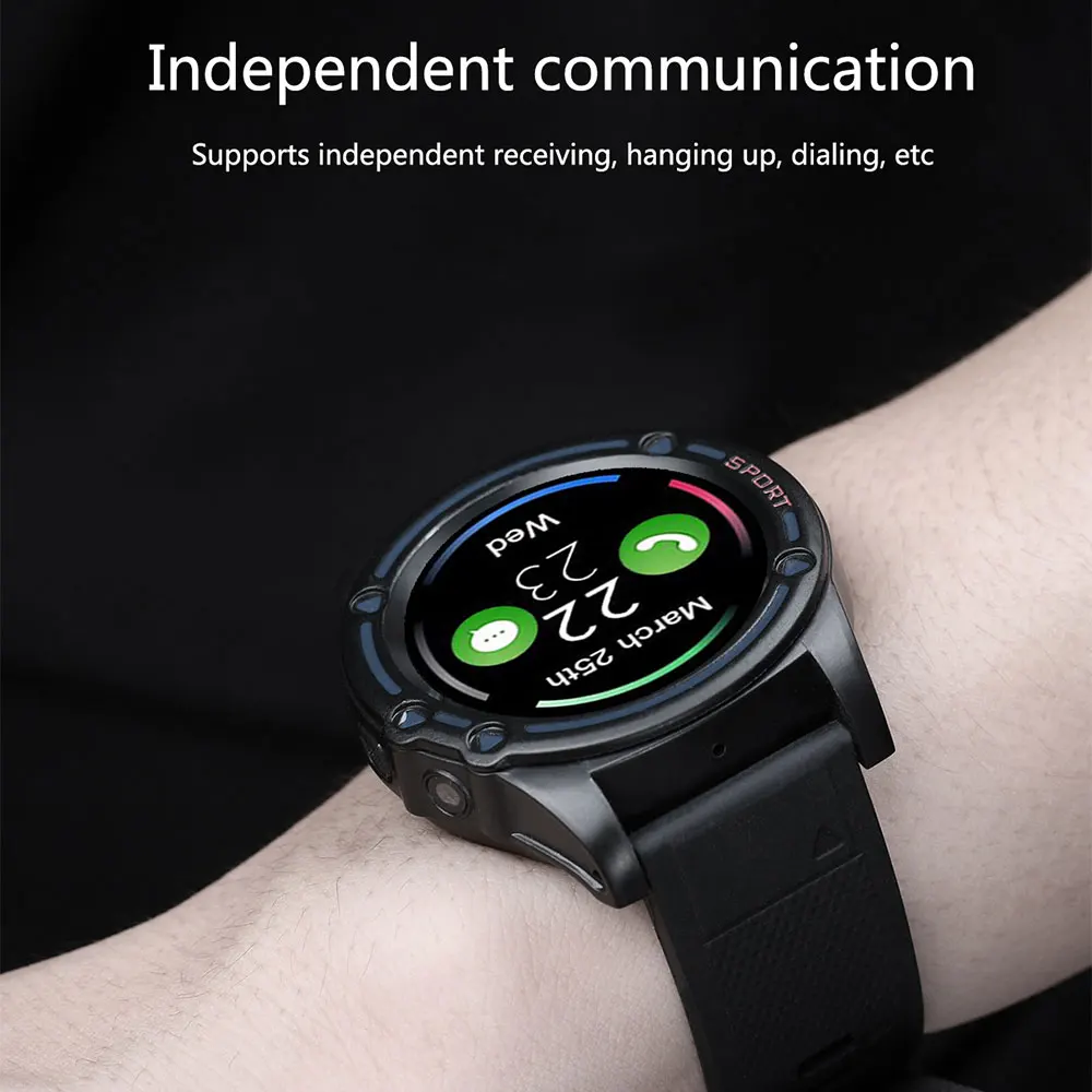 Смарт часы Kobwa DT18 Bluetooth силиконовые Relogio Android умные GSM телефонные звонки SIM TF камера