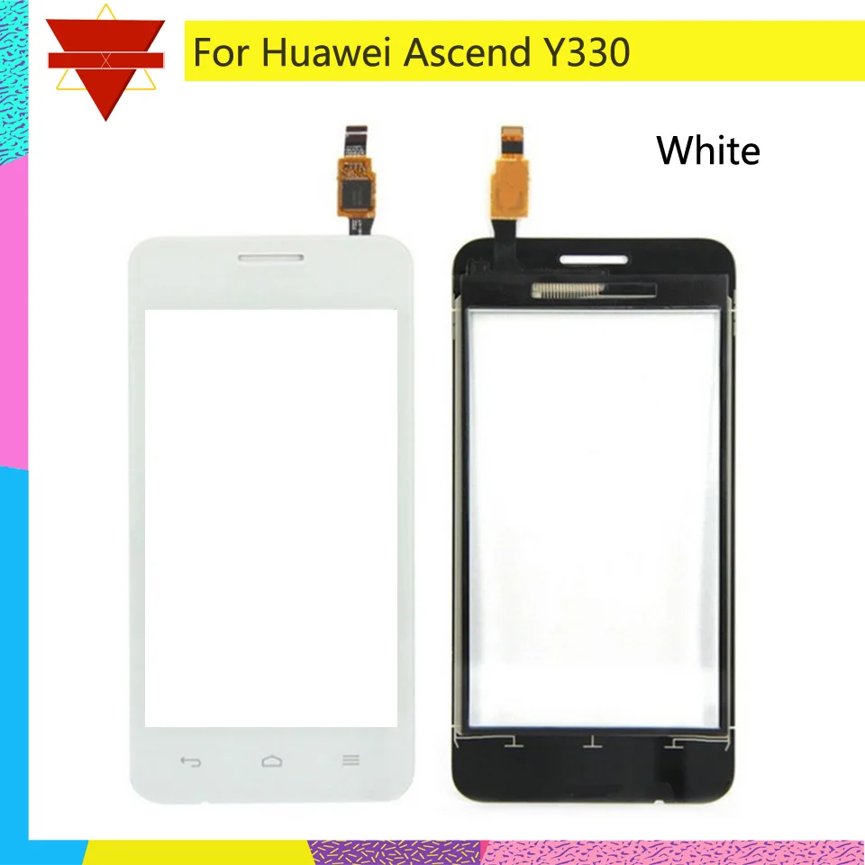 Новый 4 0 &quotдля Huawei Ascend Y330 сенсорный экран Сенсорная панель дигитайзер передняя