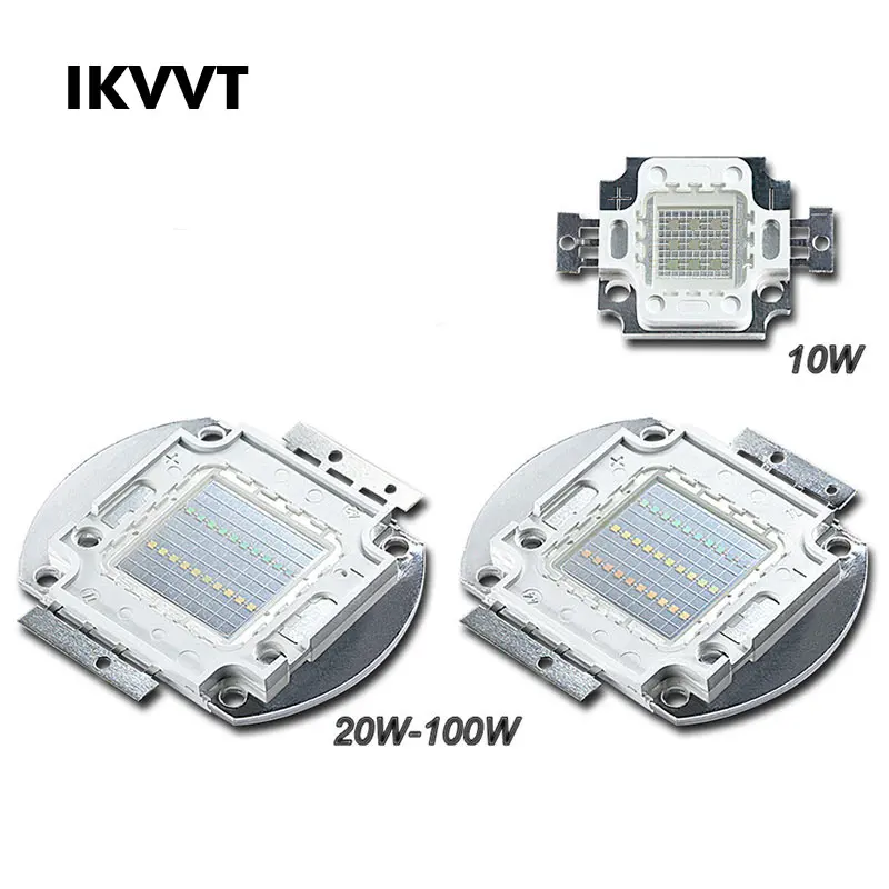 1/Psc 660nm красный светодиод COB лампа чип 10 Вт 20 30 50 100 вход умный IC драйвер подходит