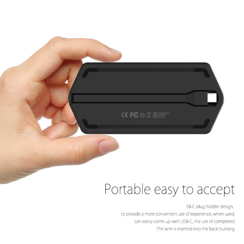 EtopLink 8в1 USB концентратор Многофункциональный USB-C с Type-C AUX 4K видео HD/VGA HDMI TF SD карта CF