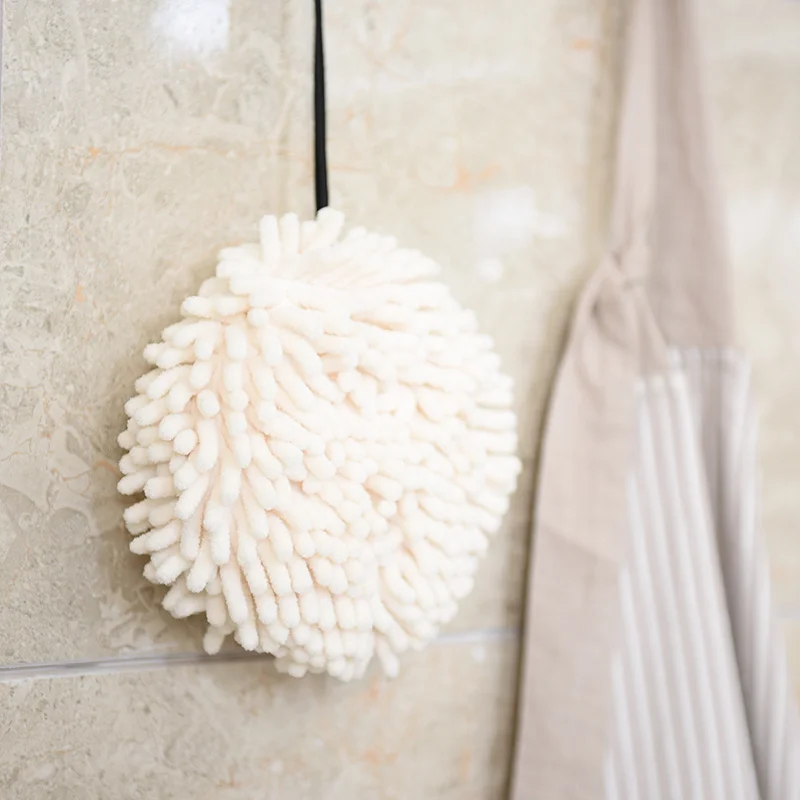 YEATION Chenille ткань для подвешивания мягкое плюшевое полотенце рук впитывающая