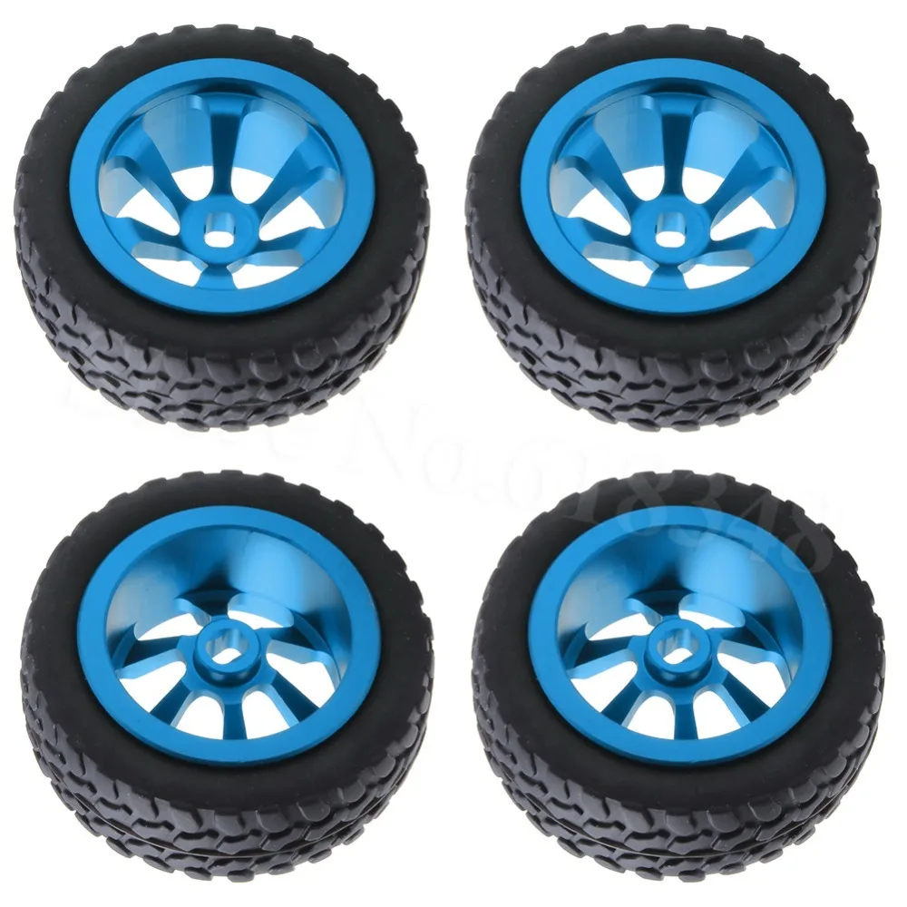 Колеса и шины из сплава для WLtoys 1/28 K969 K989 K999 P929 4WD 4 шт./лот|Детали аксессуары| |