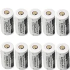 10 шт.лот 3,7 В 2200 мАч CR123A Аккумуляторная Литиевая Батарея 16340