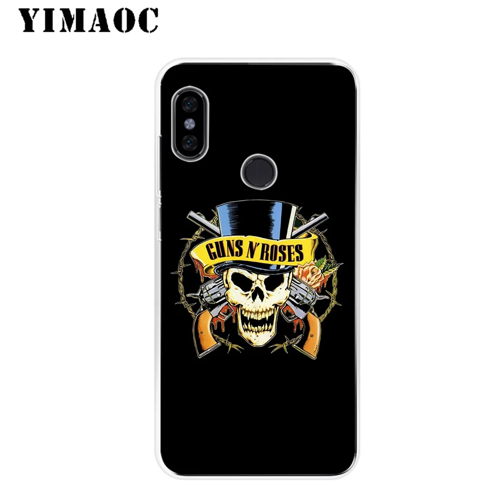YIMAOC Guns n Roses Soft Silicone Case for Xiaomi Redmi 6 6A 5A 5 S2 Puls Note 8 7 4X 4 4A Pro Go |