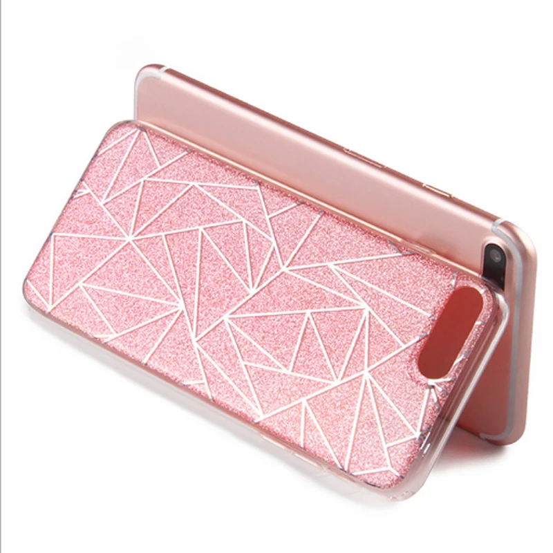 Блеск телефона чехол для iPhone X 8 7 6 S плюс мода Косметическая пудра Блёстки diamond iphone