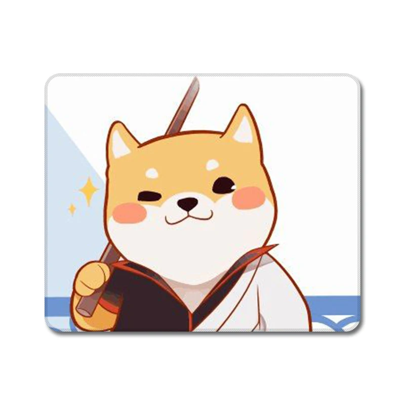 Детская коляска с зонтом, shiba Inu Doge, детская одежда с мультяшными животными, грелки из натуральной резины, настольный Мышь охлаждающая подставка для ноутбука компьютерные корпуса Мышь коврик - Цвет: Серый