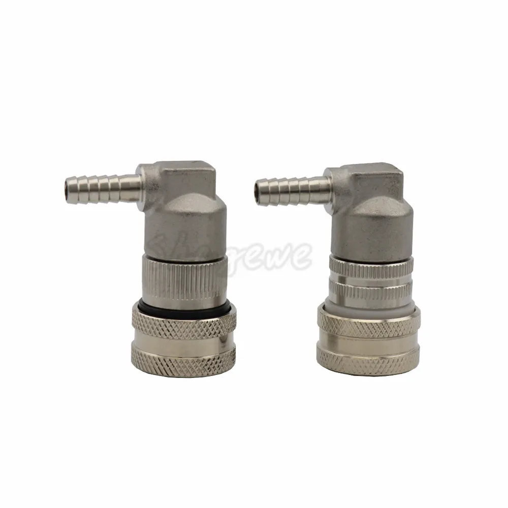 2Pcs Cornelius corny keg Stainless Steel Dispense Ball Lock Liquid &amp Gas Disconnect with 1/4inch Barb For Homebrew Beer Keg | Дом и сад