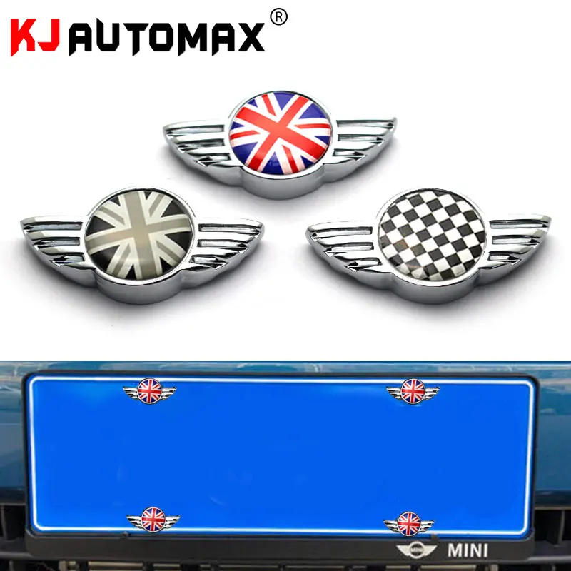 

KJAUTOMAX для Mini Cooper F55 F56 F60 R60 R55 R56 винт для номерного знака Радужный жеватель grayjack UnionJack