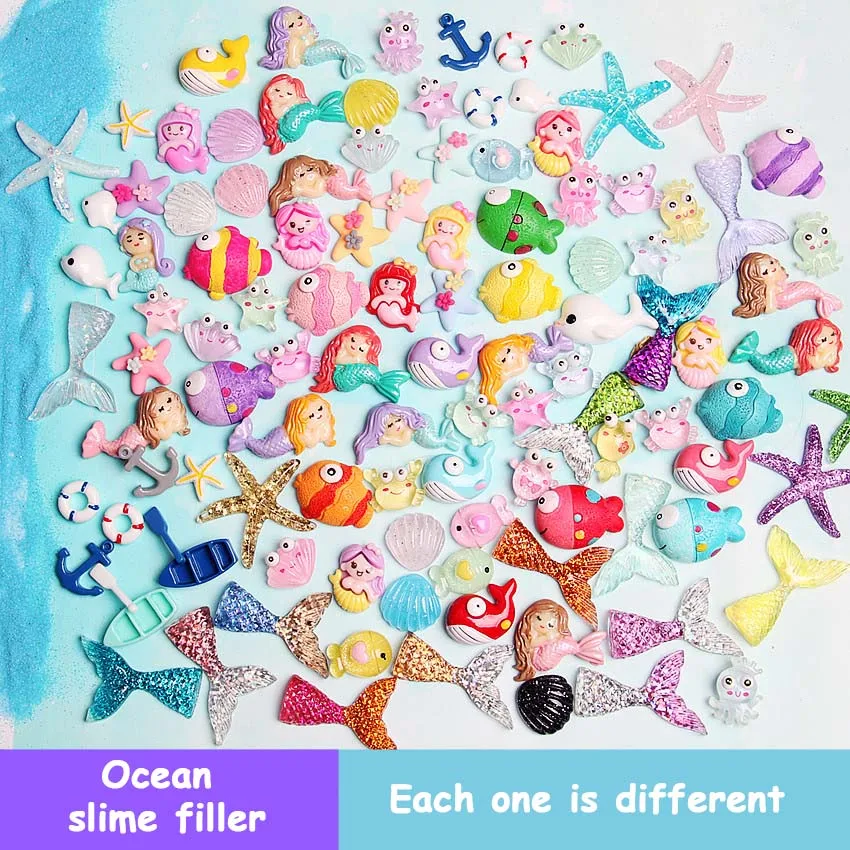 10/20 Вт 30 шт. Ocean серии подвески добавки для слипы из наполнитель DIY Украшение
