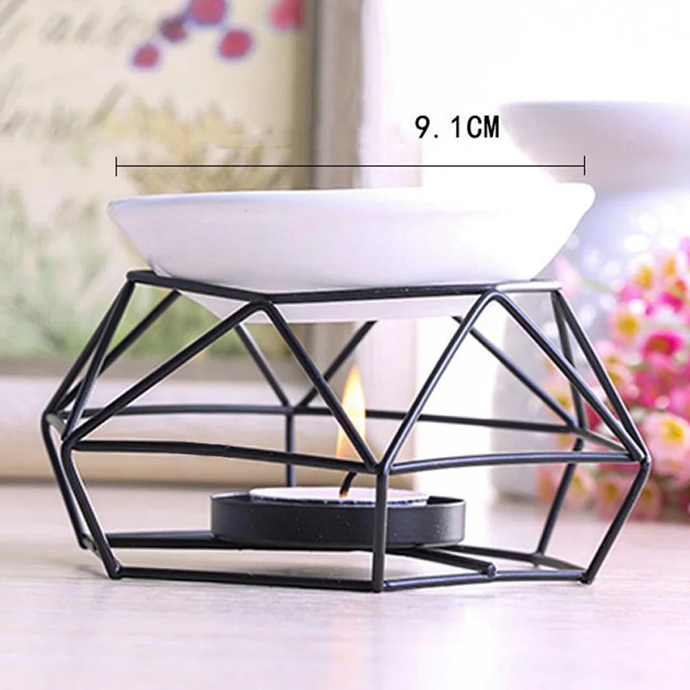 Подсвечник Держатель масляной горелки черный Арома полка Ароматический