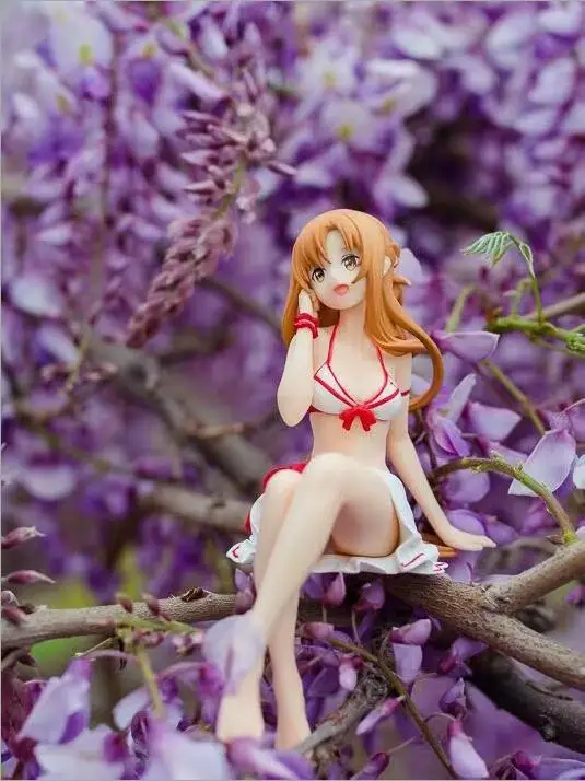 Фигурка аниме модель Sword Art Online Yuuki Asuna Kirigaya Suguha Asada Shino давление мгновенная лапша