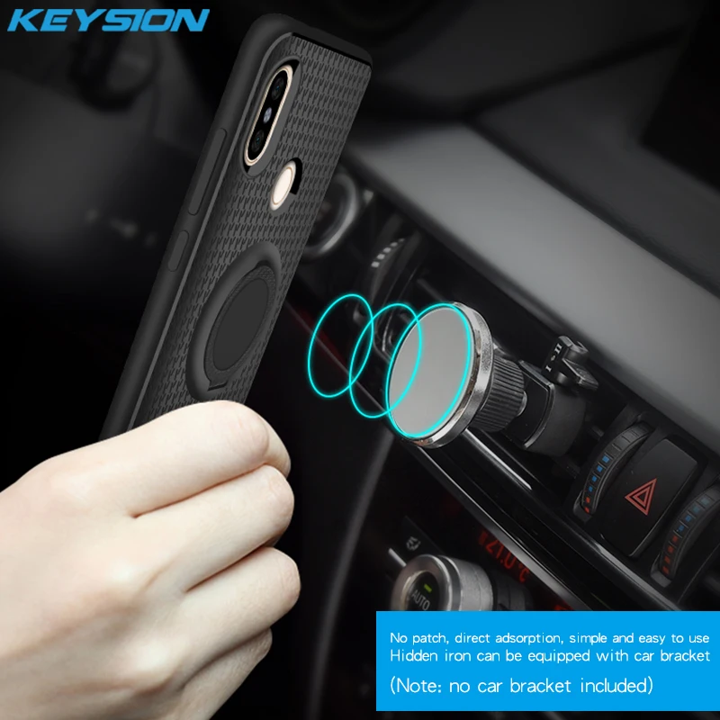 KEYSION чехол для спортивной камеры Xiao mi Note 5 Pro 4 3 Red 6 6A S2 автомобильное магнитное
