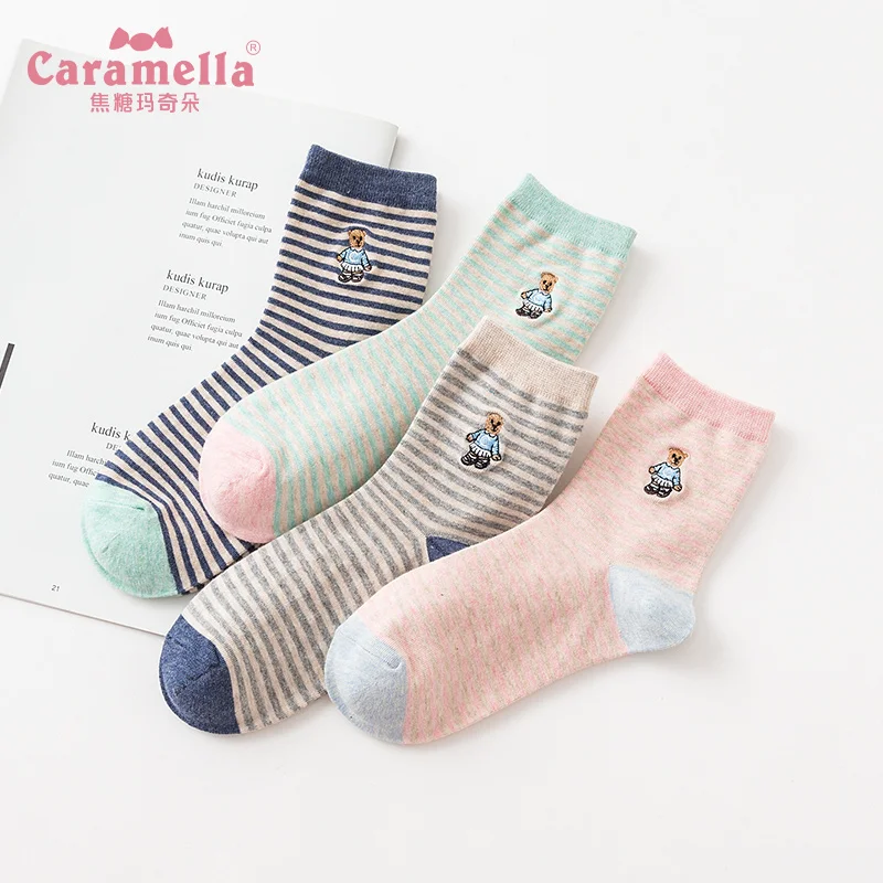 Носки женские в подарочной коробке 4 пары | Женская одежда